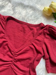 Burgundy Crop Tops💋