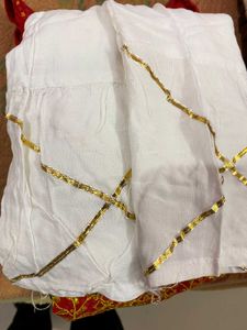 Red Embroidered Kurta Set