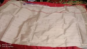 Red Saree With Blouse Peice