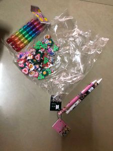 BTS Stationery Set - Pens, Erasers, & More!