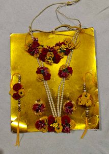 Floral Jewelry Set For Haldi