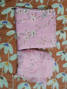 Pink Colour Dress Material With Dupatta