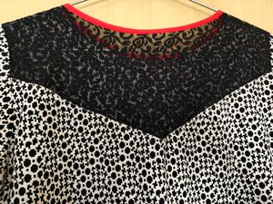 Chic Animal Print A Line Kurta