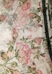 Floral Print Saree