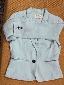 Bershka Light Blue Blazer