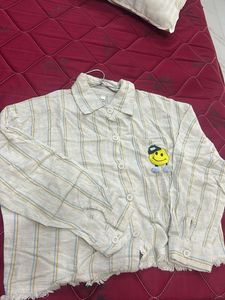 Striped Smiley Top