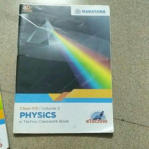 narayana iit class7 physics vol2 and vol3