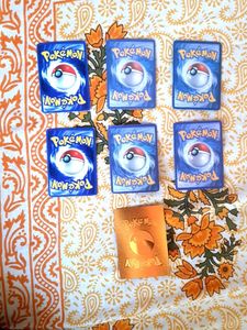 Pokemon Cards Pack Of 6 Card With 1 Gold