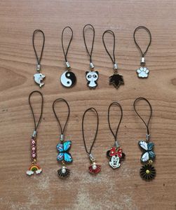 Assorted Cell Phone Charm Lot