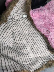 Pink Faux Fur Baby Jacket