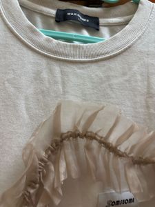 White Oversize Love T Shirt