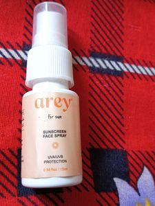 Arey Sunscreen Face Spray
