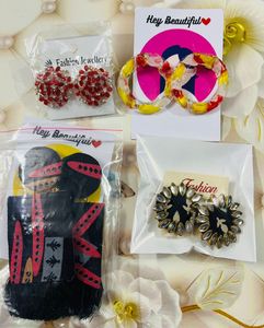 Charming Earring 4 Earrings Combo Collection
