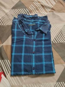 Blue Checkered Shirt