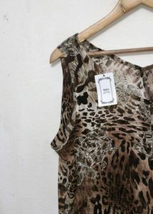 Trendy New Sheer Animal Print Tank