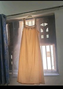 Vintage Peach Nightgown &amp; Robe Set