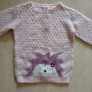 Cute Hedgehog Knit Sweater from Bulgaria