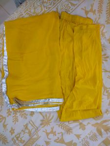 Gold Colour Kurta Set