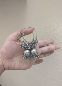Hoop Jhumka Earrings