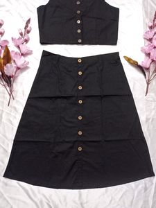 Black Cotton Co-ord set