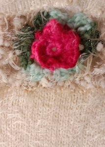 Floral Embroidered Knit Top