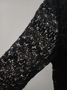 💥🆕️ Black Net Bodycon Dress