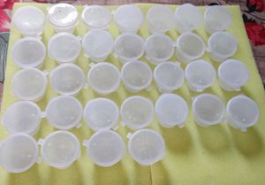 32 Small Plastic Containers with Lids