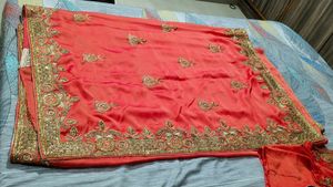 Heavy Beautiful Sari With Blouse