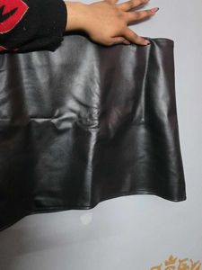 Black Faux Leather Mini Skirt