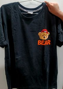 Mens Typography Round Neck T-shirt