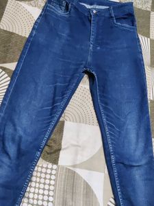 Dark Blue Denim Jeans