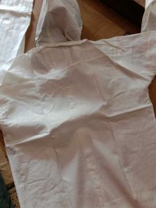 White Hooded Shirt