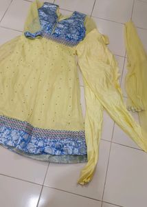 Lemon Colour Suit