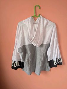 Stylish Be Cool Hoodie - Black n White