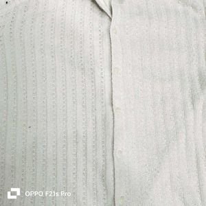 White Colour Half Shirt