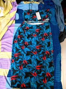 New With Tag! Tropical Bodycon Dress
