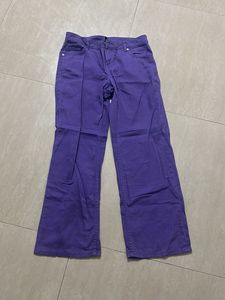Purple Flared Jeans