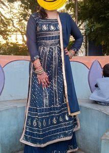 Heavy Naira Cut Sharara Set