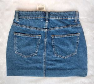 Denim Mini Skirt