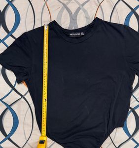 Black Bodysuit Top