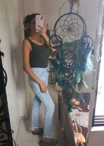 Sky Blue Bootcut Jeans