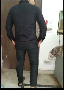 Black Trouser And T-shirt