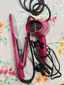 Philips hair straightener and dryer