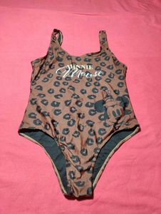 Disney Minnie Mouse XL Bodysuit - Leopard Print