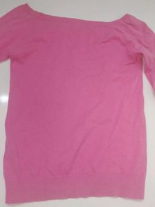 ZARA TOP Pink Knit
