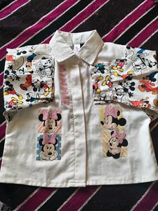 💐🌴🥀Minnie Mouse shirt,beach print top,and flora