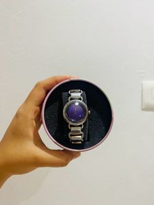 Stylish Purple Face Watch