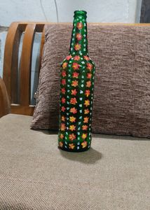 Bottle Art. My own Work . Using Beer bottle and Acrylic paints..
