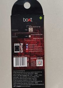 Boat Type A Micro USB Cable 1.5m