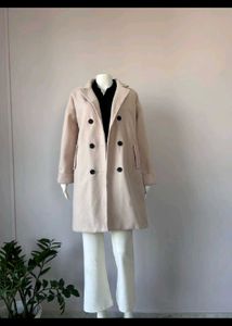 Elegant Beige Overcoat